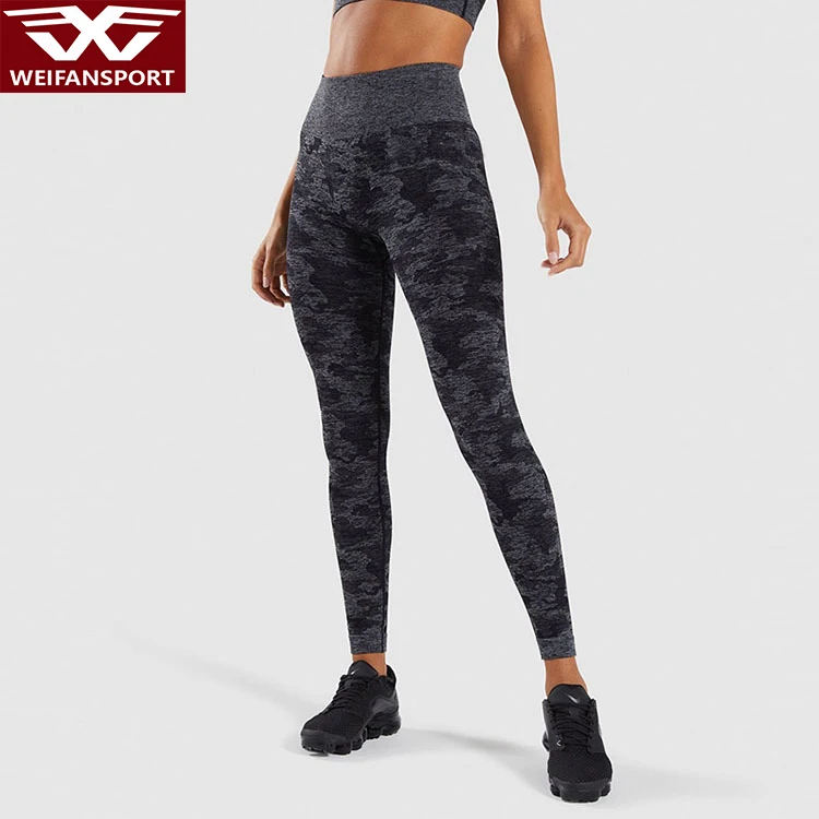 Dry fit seamless camouflage cheap yoga pants