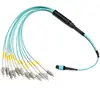 MTP/MPO to LC 12 Fiber Fan-out Patch Lead Optical Fiber Patch Cord for Fiber Cassette or Patch Panel