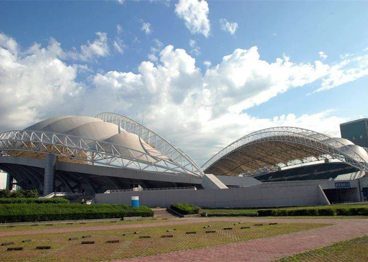 Tensile Membrane Structures,Membrane Roof Structure Accessories Architectural Design For Stadium Canopy 