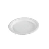 Easy Green Biodegradable Sugarcane Bagasse 7" Round Disposable Tableware Plates
