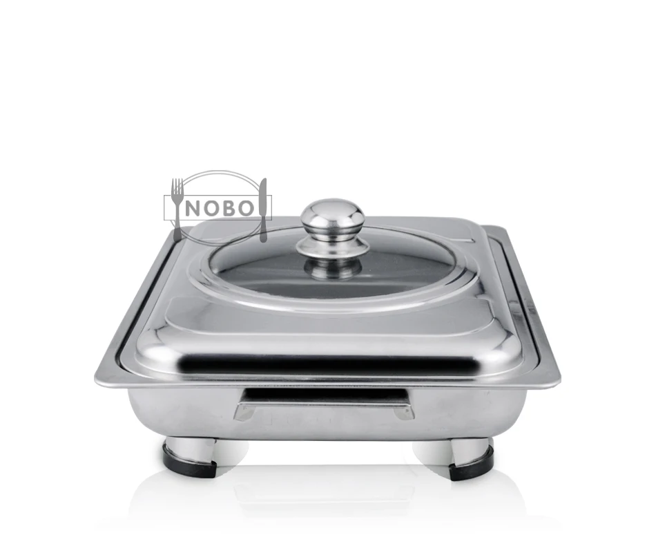 Restaurant Buffet Food Container Stainless Steel Serving Dishes With