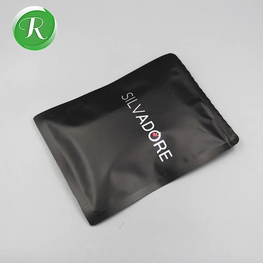 Matte Black Plastic Ziplock Apparel Packaging Bags With Zipper Buy