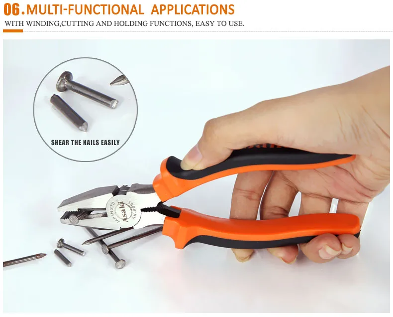 Asaki Professional Grade Ready Stock Hand Tools Combination Pliers