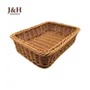 Graceful Handmade Tabletop Fruit Basket Restaurant Display Rattan Baskets
