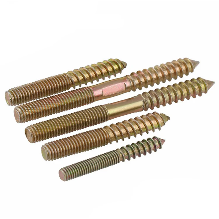 Double Head Threaded Hanger Bolt Screw - Buy Double Threaded Wood ...