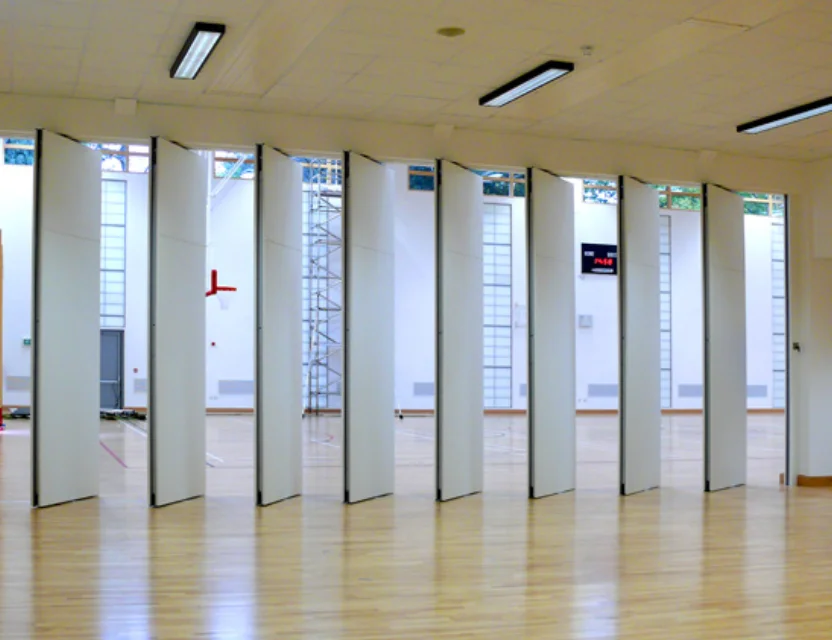Auditorium Accordion Partition Door Operable Soundproof Partition
