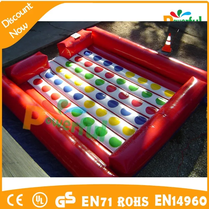 Inflatable  interactive game mega twister game for adults