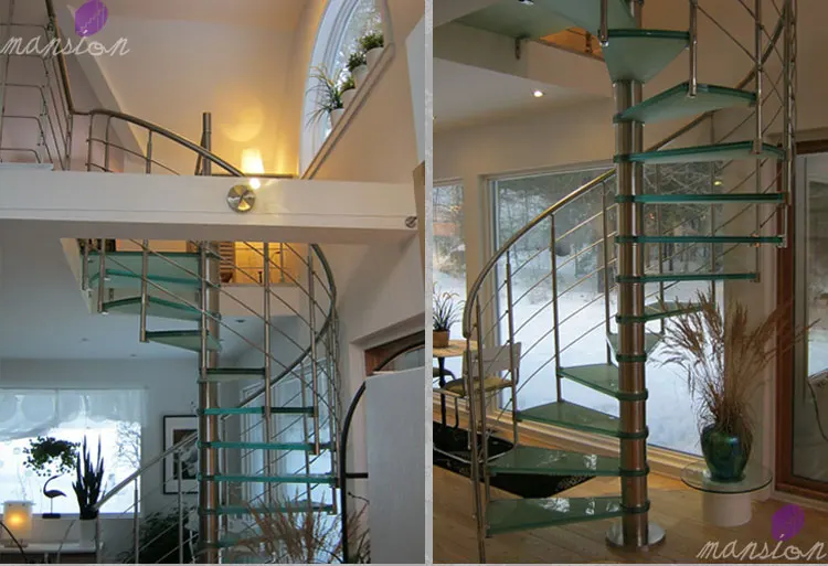 Ronda Prefabricadas Escaleras De Vidrio Precio - Buy Product on Alibaba.com