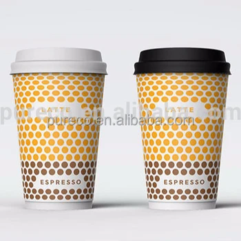 Custom Printed Hot Drink Disposable Paper Coffee Cups With Lids 4oz Custom Printed Hot Drink Disposable Paper Coffee Cups With Lids 4oz 8oz 12oz 16oz Cup