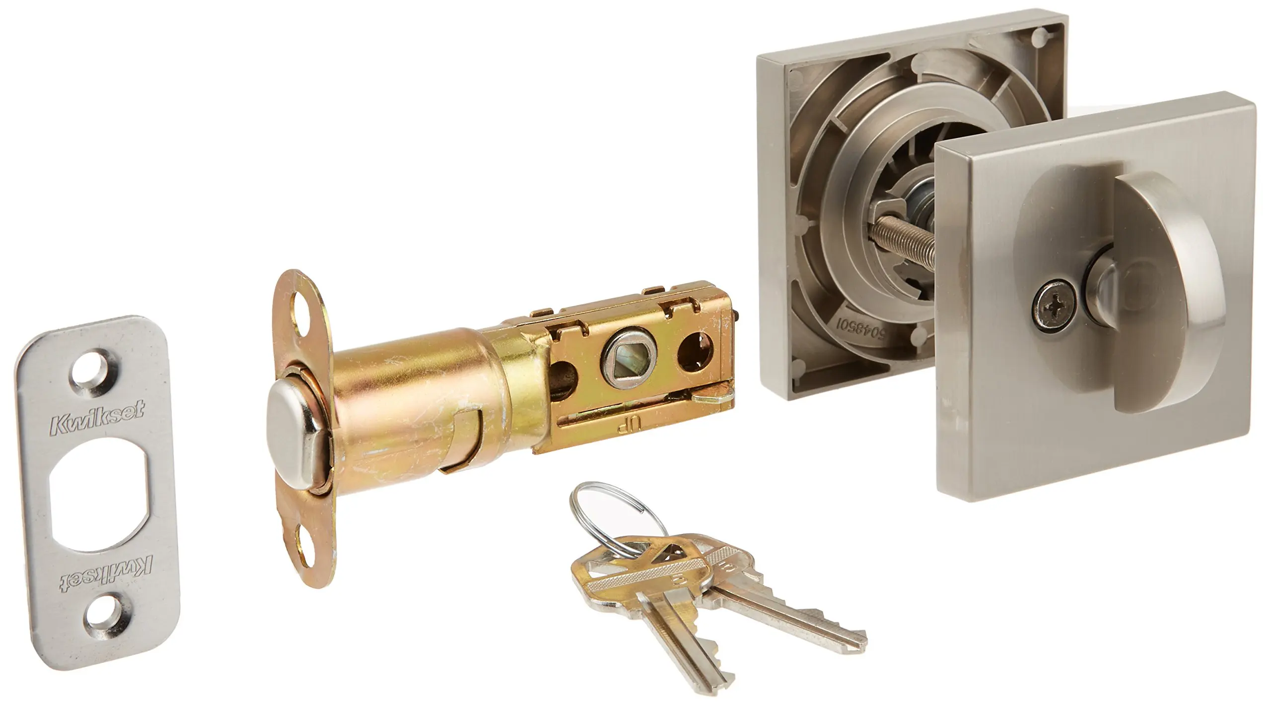 замок врезной master lock deadbolt no key автомат никель