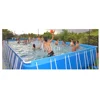 Frame swimming pool for backyard,easy set metal frame swimming pool, outdoor metal swimming pool