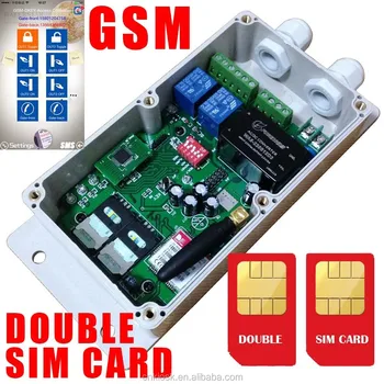 New Designed Dual Sim Card Garage Door Opener Gsm Type Door