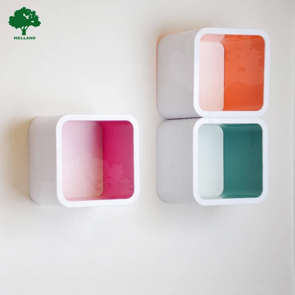 for decoration shelves étagère en plastique bricolage Cube Cube rangement de