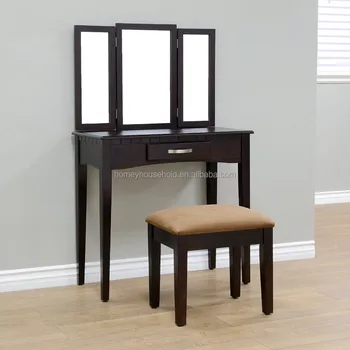 Hot Sale And Cheap Modern Dresser Wood Dressing Table With Mirror