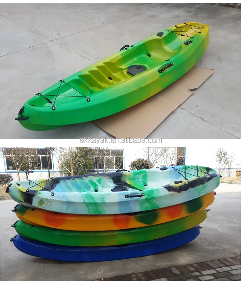 Small Rotomoulding Plastic Fishing Kayak Boat With Big Luggage Place