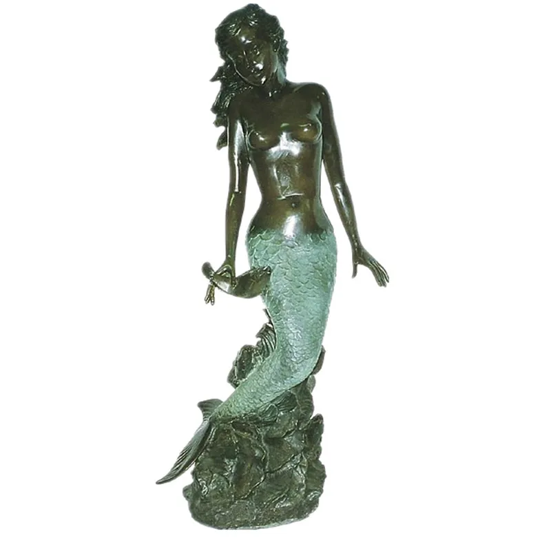 Outdoor Life Size Bronze Mermaid Statue For Sale Buy Bronze Mermaid