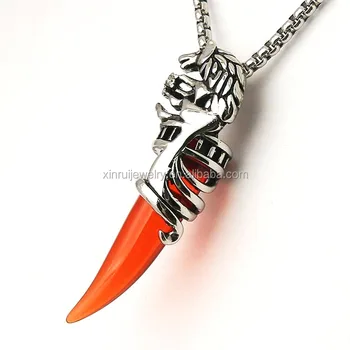 collier homme dent de loup collier homme dent de loup