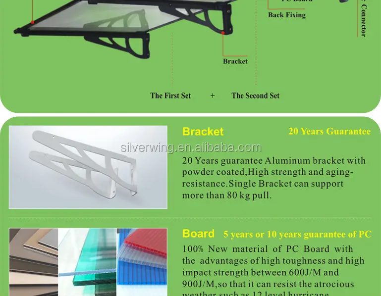 Used Aluminum Awnings Frame For Sale Polycarbonate Rain Awnings Balcony