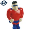Wholesale non toxic custom novelty superman shaped stress ball manufacturer