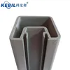 Square Aluminum material powder post use for balcony or fencing handrail post
