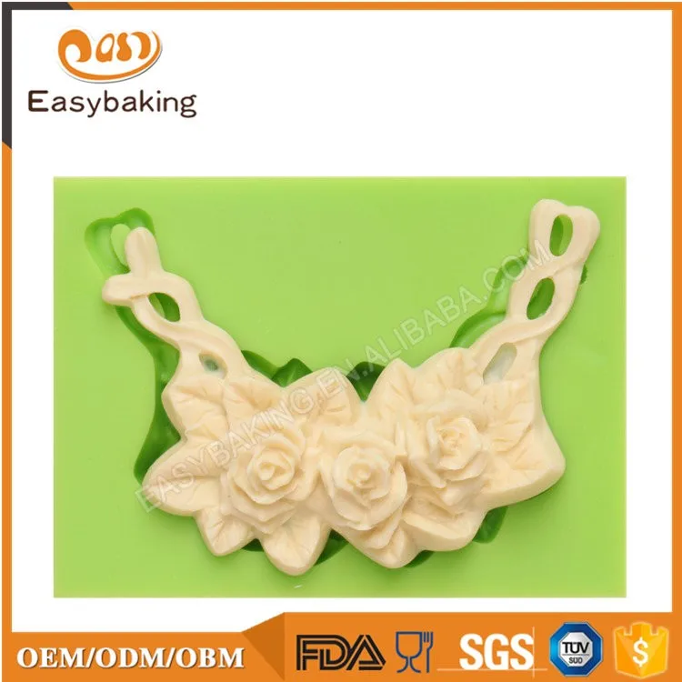ES-4209 Flower Fondant Mould Silicone Molds for Cake Decorating