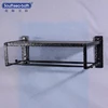 NHTR-1 Handmade Hanging Towel shelf solid oak with hammered metal