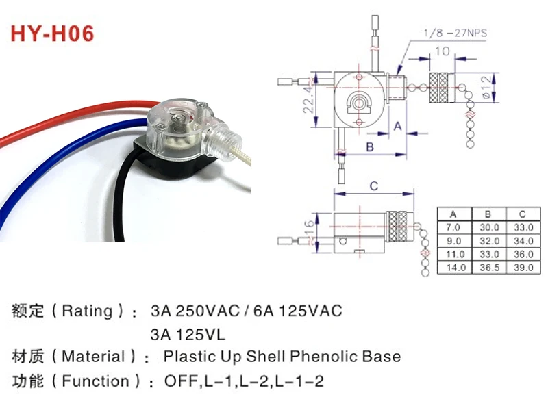 Jx42d 3 Speed Ceiling Fan Pull Light Switch - Buy Ceiling Fan Light