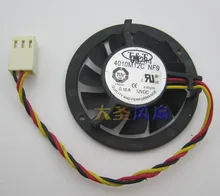 Original T & T 4010M12C NF9 DC12V 0.16A three lines bearing fan circles two holes of the fan