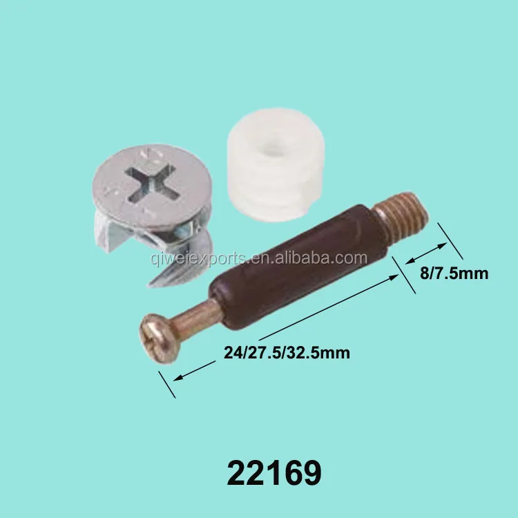 22169 wooden furniture cam lock fasteners