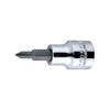 1/4"DR. Phillips Chrome Vanadium Satin Finish Drill Bit Socket