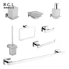 Modern Bath Accessories Products Chrome Plated Wall-Mounted Bathroom Accessories Sets