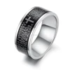 2015 Wholesale Fashion Jewelry Korean Couple Cross Ring Bible Text Stainless Steel Jewelry Rings For Men