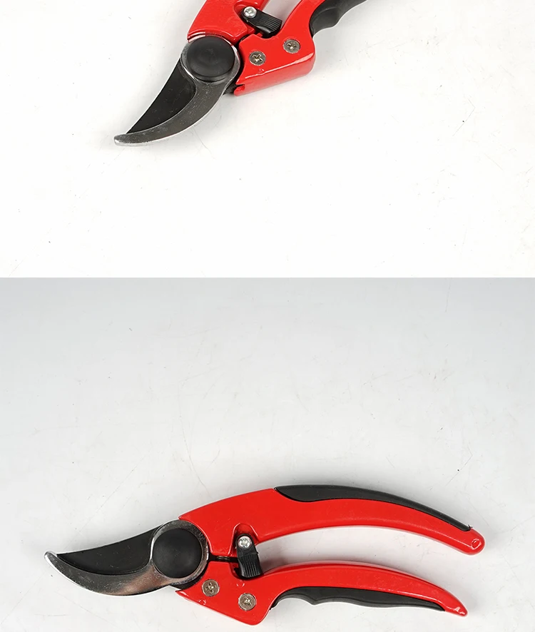 8'' Agriculture high quality 50# carbon Steel hand tool garden secateurs scissors Pruner