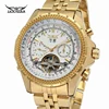 JARAGAR 010 sale Jaragar business man skull face watch famous brand automatic vintage stainless steel watch case