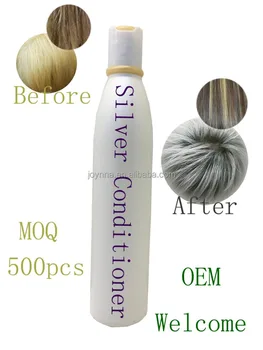 Silver Shampoo Conditioner Lightens Blonde Grey White Hair