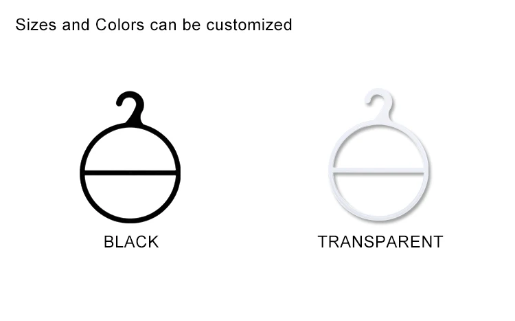Wholesale Round Plastic Scarf Hanger Display Ring
