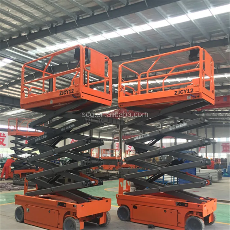 Hydraulic scaffolding lift platform table elevator