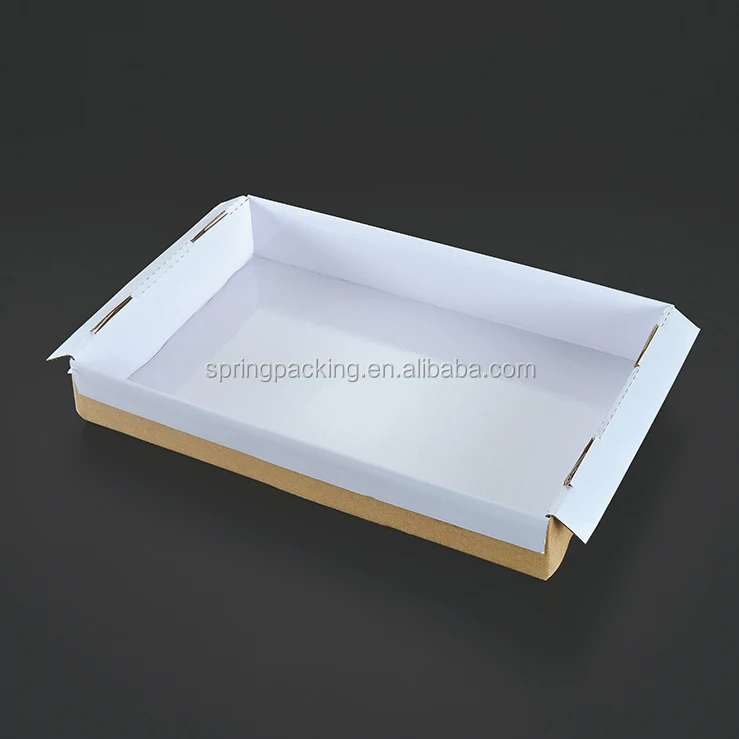 Rectangular 400*300*50mm Paper Board Cake Biscuit Baking Tray For Cake
