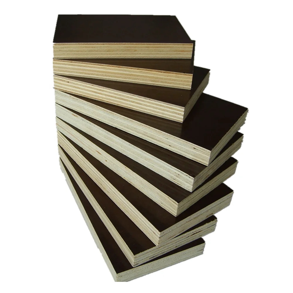 Black laminated plywood