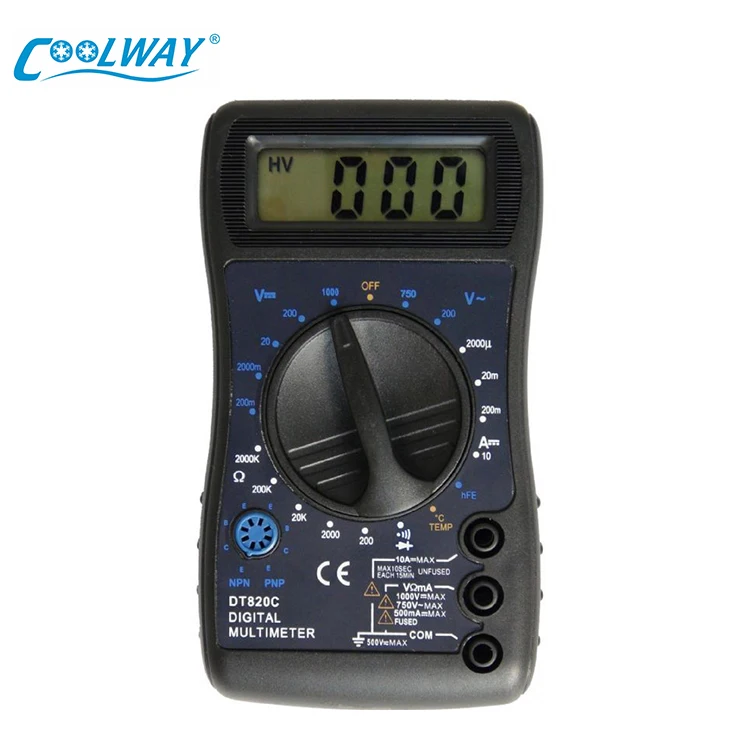 9V Battery Low Price Digital Multimeter Without Batteries LCD Display Meter Smart DT-830B Dt830 DC AC Voltage Voltmeter