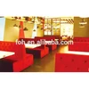 High class restaurant sofa booth sets (FOH-CBCK58)