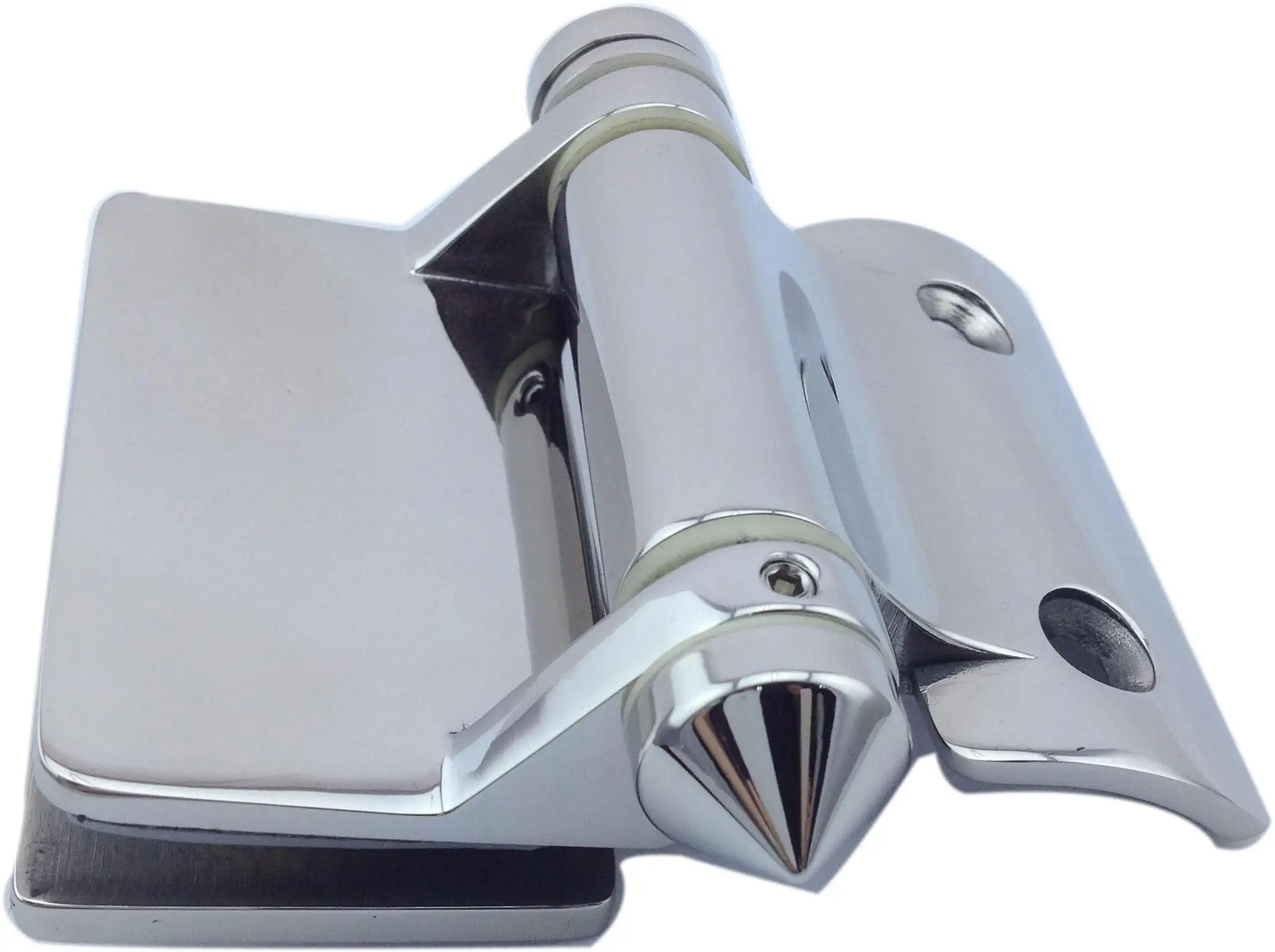 3/8" and 1/2" ss316 heavy duty steel gate hinges for round post, View