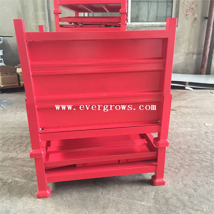 Rectangular Foldable Square Steel Pallet Box Alibaba China