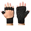 Workout Knuckle Weight Lifting Shorty Fingerless Curved Open Back Gloves for Powerlifting Gym Women Men