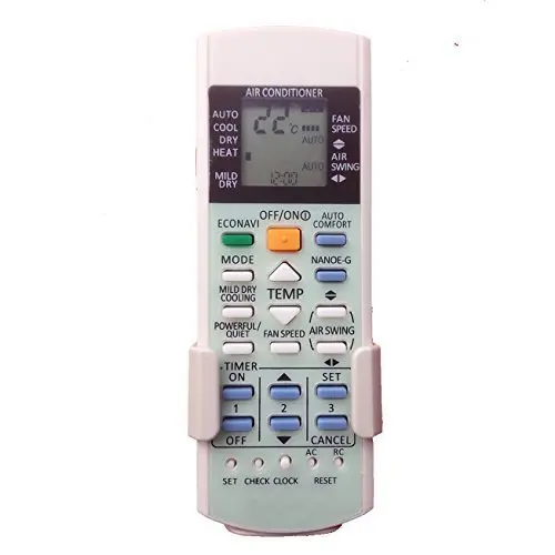 Generic Replacement Air Conditioner Remote Control for Panasonic A75c2998