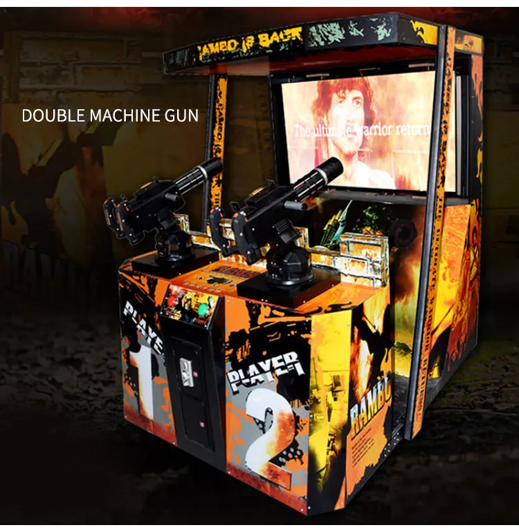 RAMBO High Quality Double Adult Arcade Shooting Game Machines