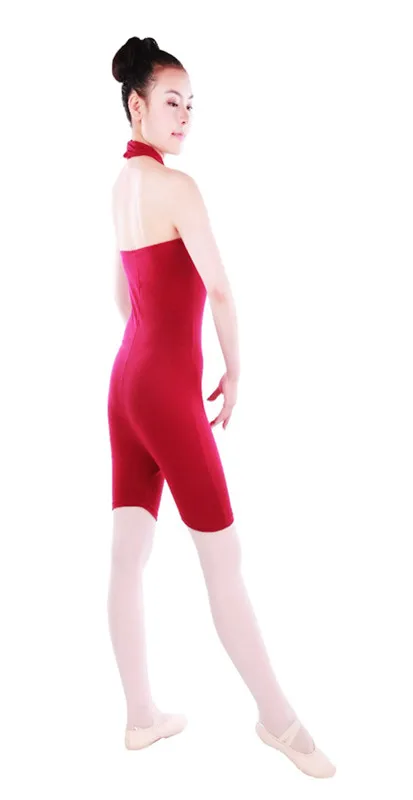 M000210 Spandex Ballet Unitard Wholesale High Collar Ballet Dance Unitard