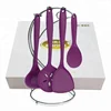 Housewares Food Grade Silicone Solid Color Eco Friendly Cookware Set