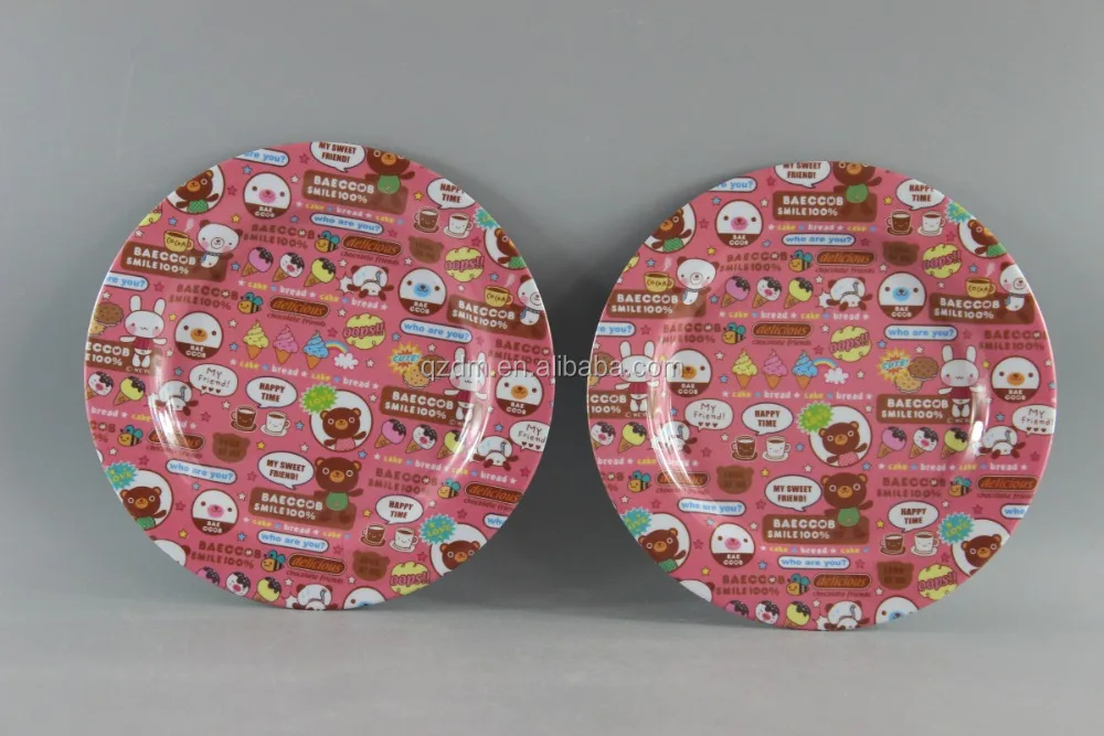 8 Inch Melamine Round Plates For Sale