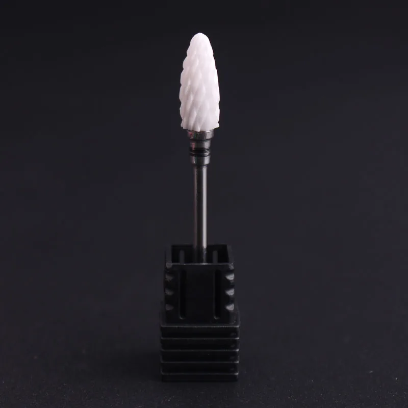 Bullet Shape Ceramic Nail Drill Bit Callus Removal Manicure Nail Drill